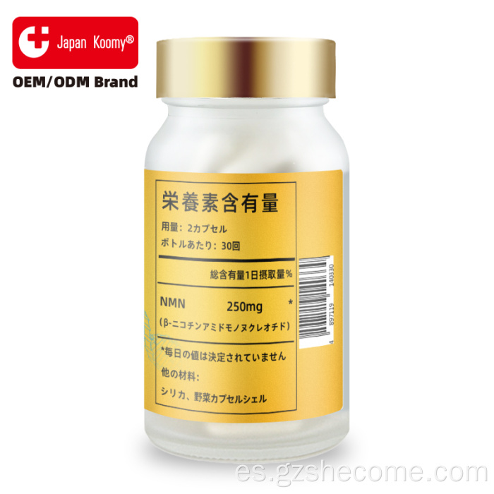 Shecome NMN Cápsulas Cellular NAD+ Energy Vitality Support